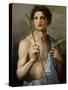 St. Sebastian Holding Two Arrows and the Martyr's Palm-Andrea del Sarto-Stretched Canvas