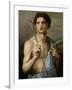 St. Sebastian Holding Two Arrows and the Martyr's Palm-Andrea del Sarto-Framed Giclee Print