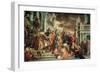 St. Sebastian Inciting Marcellus and Marcellinus Who are Being Led to Martyrdom, 1558-Paolo Veronese-Framed Giclee Print