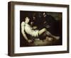 St Sebastian, Martyred-Auguste Theodule Ribot-Framed Premium Giclee Print