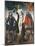 St Sebastian, St Rocco and St Giorgio, Reverse Side of the Processional Banner of Orzinuovi-Vincenzo Foppa-Mounted Giclee Print