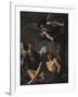 St. Sebastian Succoured by Two Angeks, 1617-Guercino-Framed Giclee Print