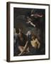 St. Sebastian Succoured by Two Angeks, 1617-Guercino-Framed Giclee Print