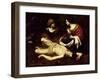St. Sebastian Tended by St. Irene-Nicolas Regnier-Framed Giclee Print