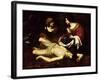 St. Sebastian Tended by St. Irene-Nicolas Regnier-Framed Giclee Print