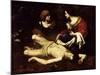 St. Sebastian Tended by St. Irene-Nicolas Regnier-Mounted Giclee Print