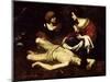 St. Sebastian Tended by St. Irene-Nicolas Regnier-Mounted Giclee Print