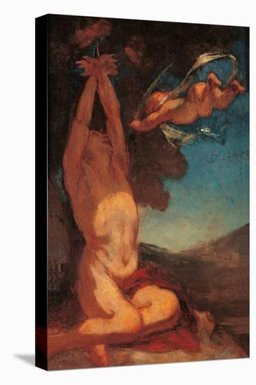 St Sebastian-Honoré Daumier-Stretched Canvas