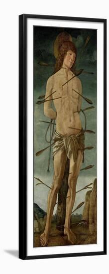 St Sebastian-Francesco Bonsignori-Framed Art Print