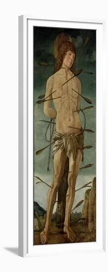 St Sebastian-Francesco Bonsignori-Framed Art Print