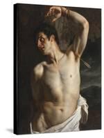 St. Sebastian-Hippolyte Delaroche-Stretched Canvas