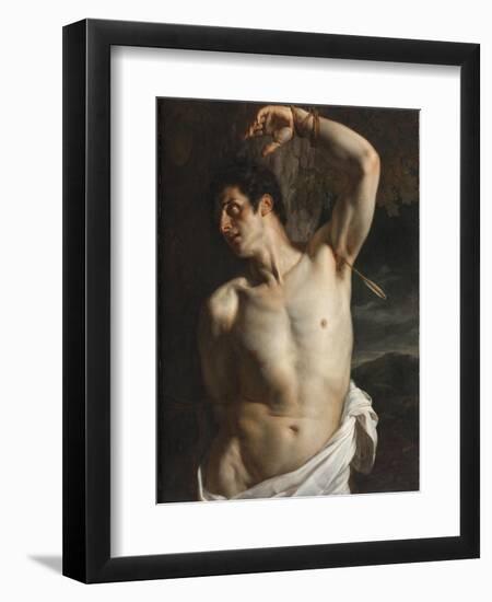 St. Sebastian-Hippolyte Delaroche-Framed Giclee Print