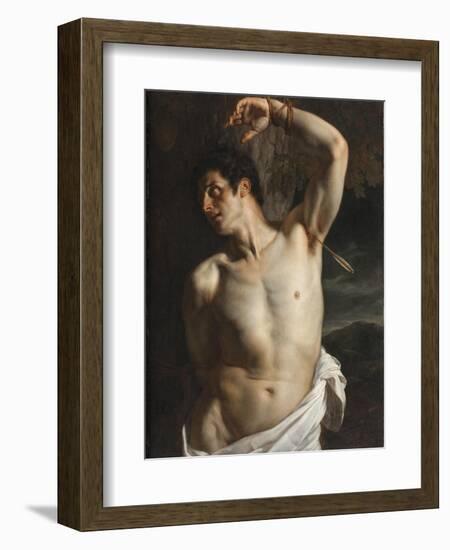 St. Sebastian-Hippolyte Delaroche-Framed Premium Giclee Print