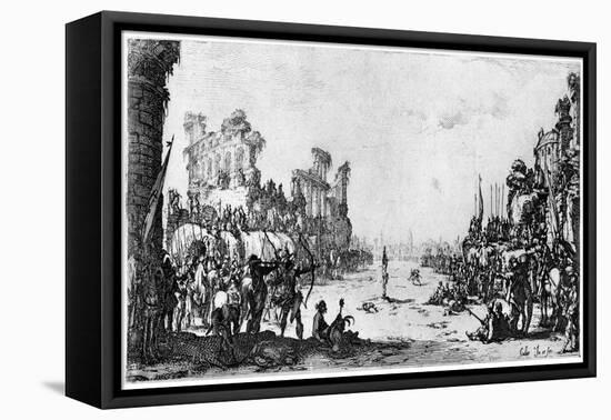 St Sebastien, C1605-1630-Jacques Callot-Framed Stretched Canvas