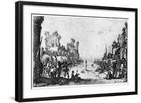 St Sebastien, C1605-1630-Jacques Callot-Framed Giclee Print