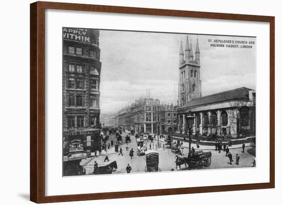 St Sepulchre, Holborn Via-null-Framed Photographic Print