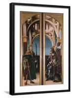 St. Sigismund and St. George, Detail from Doors of a Triptych of the Crucifixion, 1519-Hans Burgkmair-Framed Giclee Print