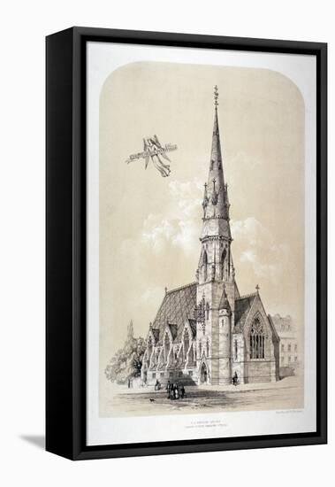 St Silas' Church, Penton Street, Finsbury, London, C1867-Day & Son-Framed Stretched Canvas