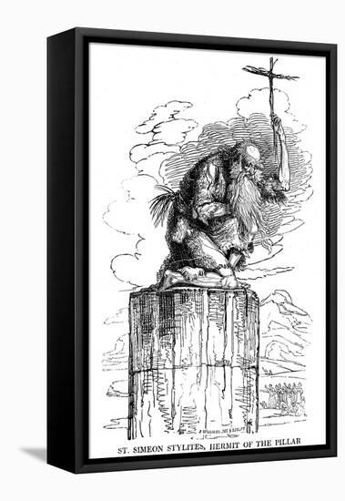 St Simeon Stylites, Hermit of the Pillar, 5th Century-null-Framed Stretched Canvas