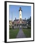 St. Simmons Lighthouse, St. Simmons Island, Georgia, USA-Rob Tilley-Framed Premium Photographic Print