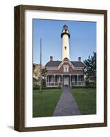 St. Simmons Lighthouse, St. Simmons Island, Georgia, USA-Rob Tilley-Framed Photographic Print