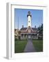 St. Simmons Lighthouse, St. Simmons Island, Georgia, USA-Rob Tilley-Framed Photographic Print