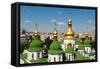 St. Sophia's Cathedral. UNESCO World Heritage Site, Kiev, Ukraine, Europe-Bruno Morandi-Framed Stretched Canvas