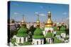 St. Sophia's Cathedral. UNESCO World Heritage Site, Kiev, Ukraine, Europe-Bruno Morandi-Stretched Canvas