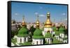 St. Sophia's Cathedral. UNESCO World Heritage Site, Kiev, Ukraine, Europe-Bruno Morandi-Framed Stretched Canvas