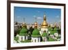 St. Sophia's Cathedral. UNESCO World Heritage Site, Kiev, Ukraine, Europe-Bruno Morandi-Framed Photographic Print