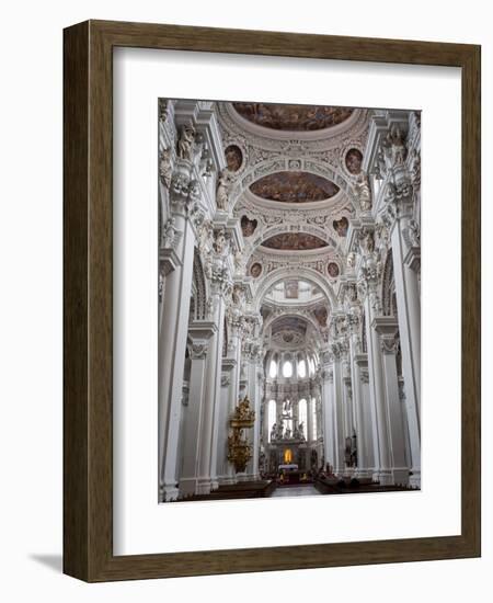 St. Stephan's Cathedral, Passau, Bavaria, Germany, Europe-Michael Snell-Framed Photographic Print