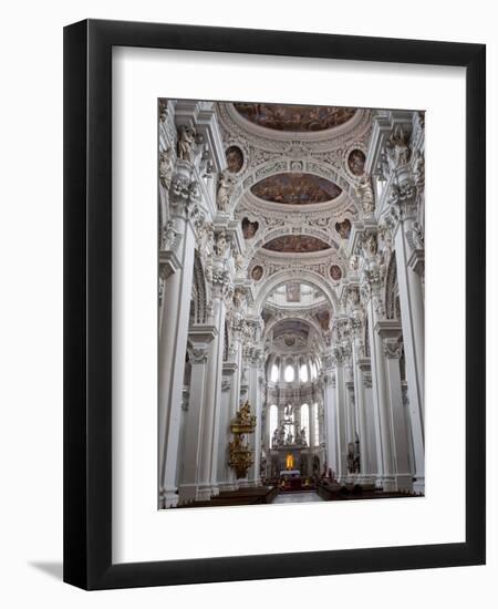 St. Stephan's Cathedral, Passau, Bavaria, Germany, Europe-Michael Snell-Framed Photographic Print