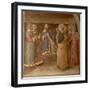 St.Stephen Preaching and St.Stephen Addressing the Council (Fresco) (Detail of 29037)-Fra Angelico-Framed Giclee Print