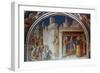 St Stephen Preaching, Mid 15th Century-Fra Angelico-Framed Giclee Print