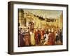 St. Stephen Preaching-Vittore Carpaccio-Framed Giclee Print