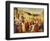 St. Stephen Preaching-Vittore Carpaccio-Framed Giclee Print