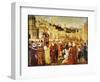 St. Stephen Preaching-Vittore Carpaccio-Framed Giclee Print