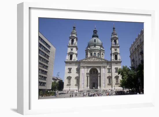 St. Stephen's Basilica, the Largest Church in Budapest, Hungary, Europe-Julian Pottage-Framed Photographic Print