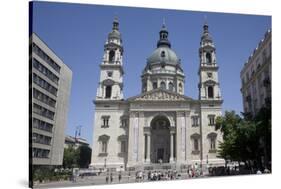 St. Stephen's Basilica, the Largest Church in Budapest, Hungary, Europe-Julian Pottage-Stretched Canvas