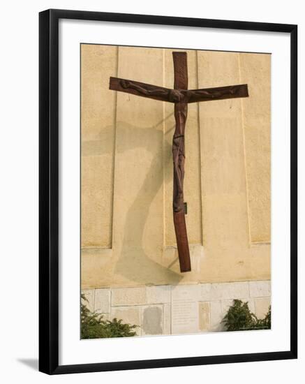 St. Stephen's Cathedral and Memorial to Hungarian Uprising of 1956, Hungary-Walter Bibikow-Framed Photographic Print