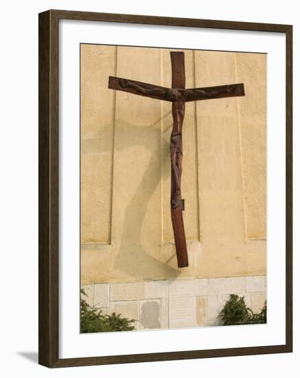 St. Stephen's Cathedral and Memorial to Hungarian Uprising of 1956, Hungary-Walter Bibikow-Framed Photographic Print