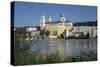 St. Stephen's Cathedral and River Inn, Passau, Lower Bavaria, Germany, Europe-Rolf Richardson-Stretched Canvas
