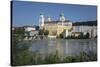 St. Stephen's Cathedral and River Inn, Passau, Lower Bavaria, Germany, Europe-Rolf Richardson-Stretched Canvas