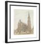 St. Stephen's Cathedral in Vienna, 1852-Jakob Alt-Framed Premium Giclee Print