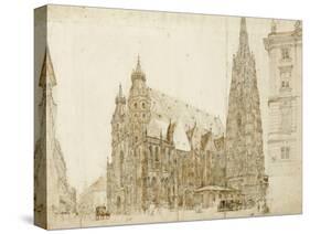 St Stephen's Cathedral, Vienna-Rudolph von Alt-Stretched Canvas