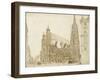 St Stephen's Cathedral, Vienna-Rudolph von Alt-Framed Giclee Print