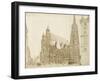 St Stephen's Cathedral, Vienna-Rudolph von Alt-Framed Giclee Print