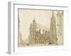 St Stephen's Cathedral, Vienna-Rudolph von Alt-Framed Giclee Print