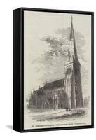 St Stephen's Church, Westbourne-Park, Paddington-null-Framed Stretched Canvas