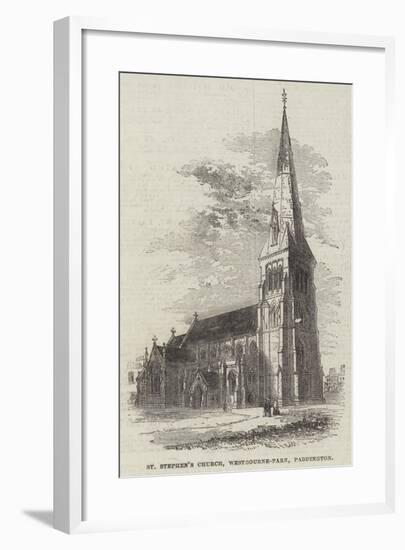 St Stephen's Church, Westbourne-Park, Paddington-null-Framed Giclee Print